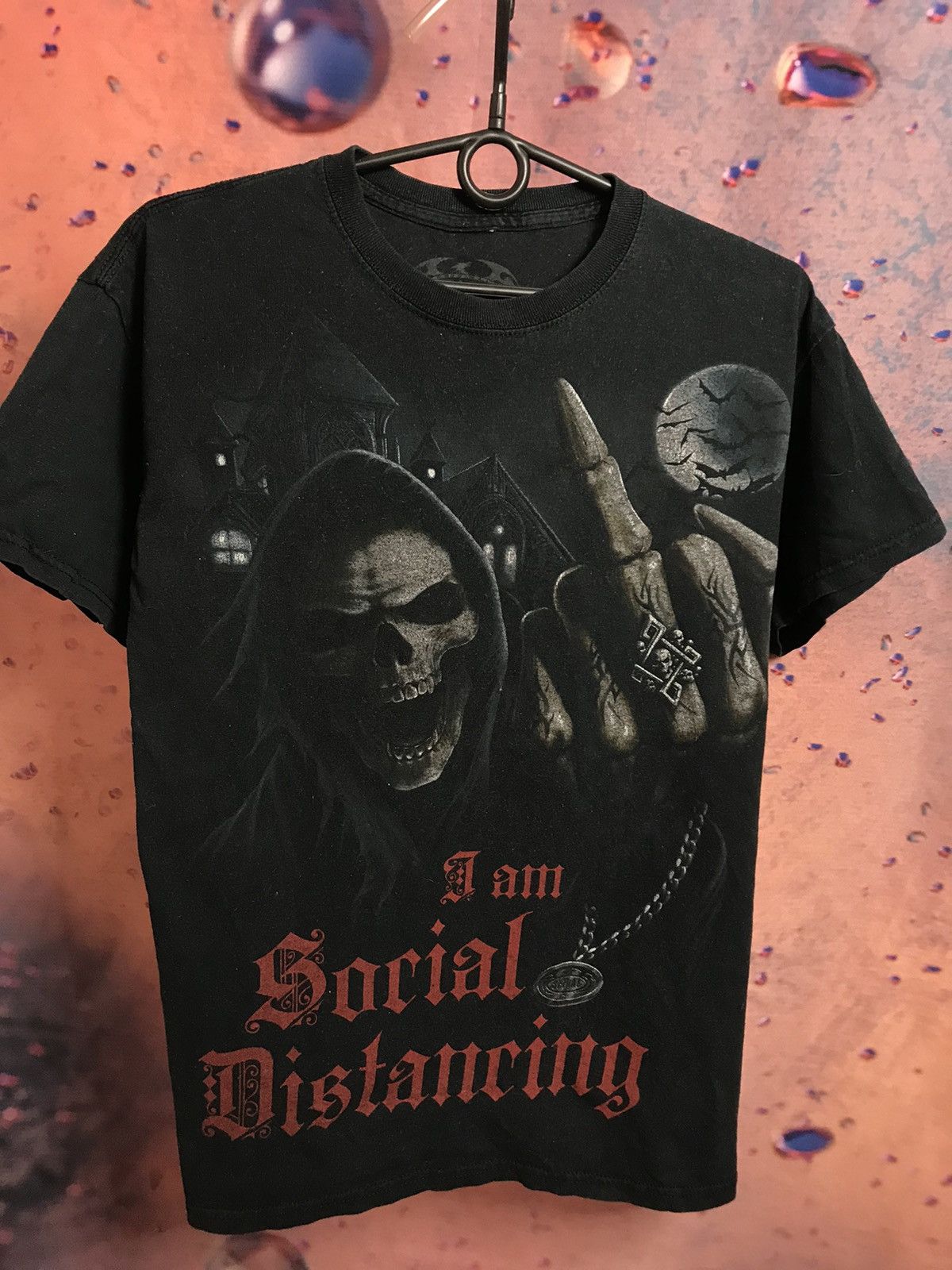 Band Tees Vintage Skull Skeleton logo band rock tee Size US S / EU 44-46 / 1 - 2 Thumbnail