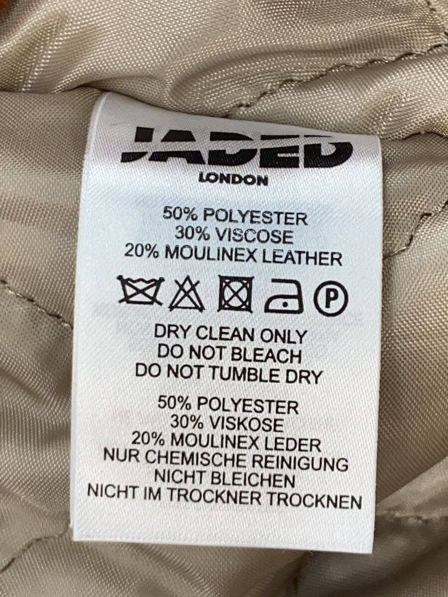 Jaded London Jaded London Leather Sleeve Stadium Jacket Brown Size US L / EU 52-54 / 3 - 5 Thumbnail