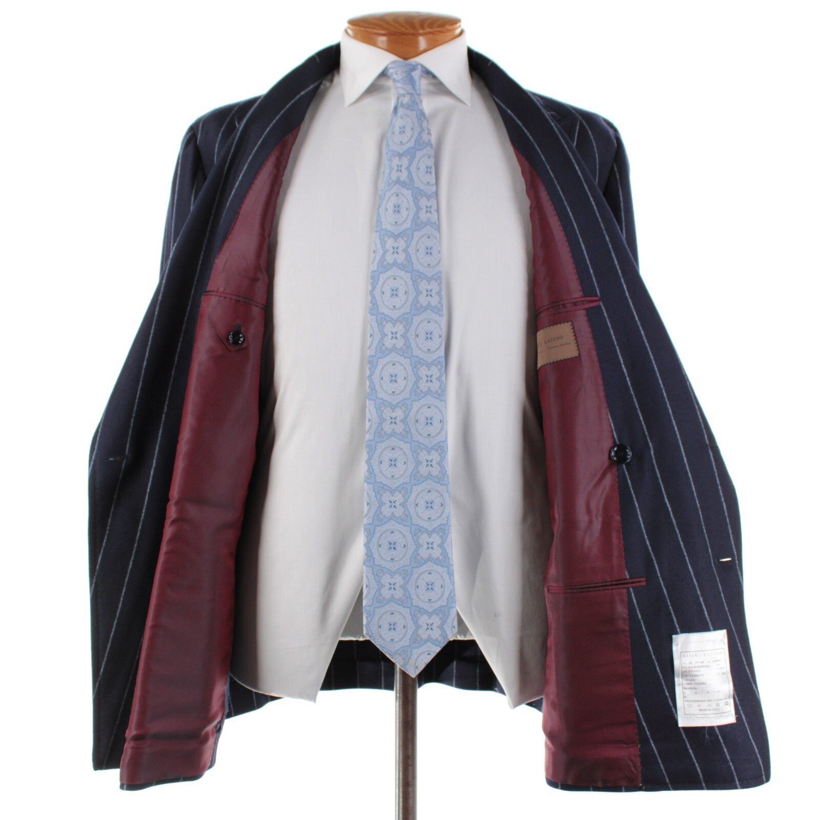 Other Stile Latino Suit Size US 46 Regular in Blue Size 46R - 7 Thumbnail