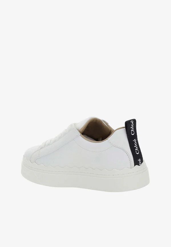 Chloe o1loc1c10226 Lauren Low-Top Sneakers in White Size US 8 / IT 38 - 3 Thumbnail