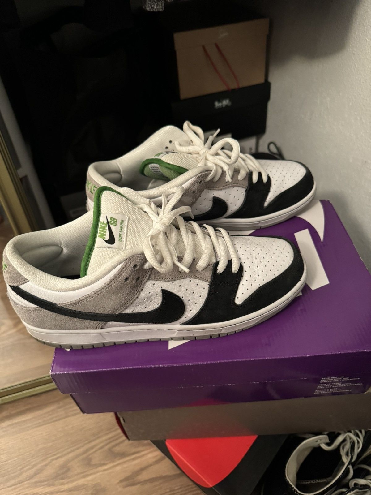 Nike Nike SB Dunk Chlorophyll Size US 10 / EU 43 - 6 Thumbnail