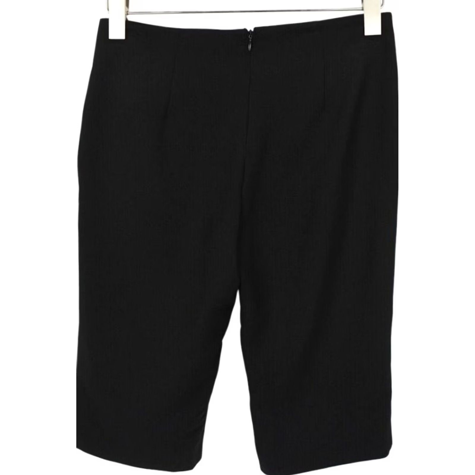 Cop Copine COP COPINE Gunar Bermuda Shorts Women's 36 Black Zip Fly Size 25" / US 0 / IT 36 - 4 Thumbnail
