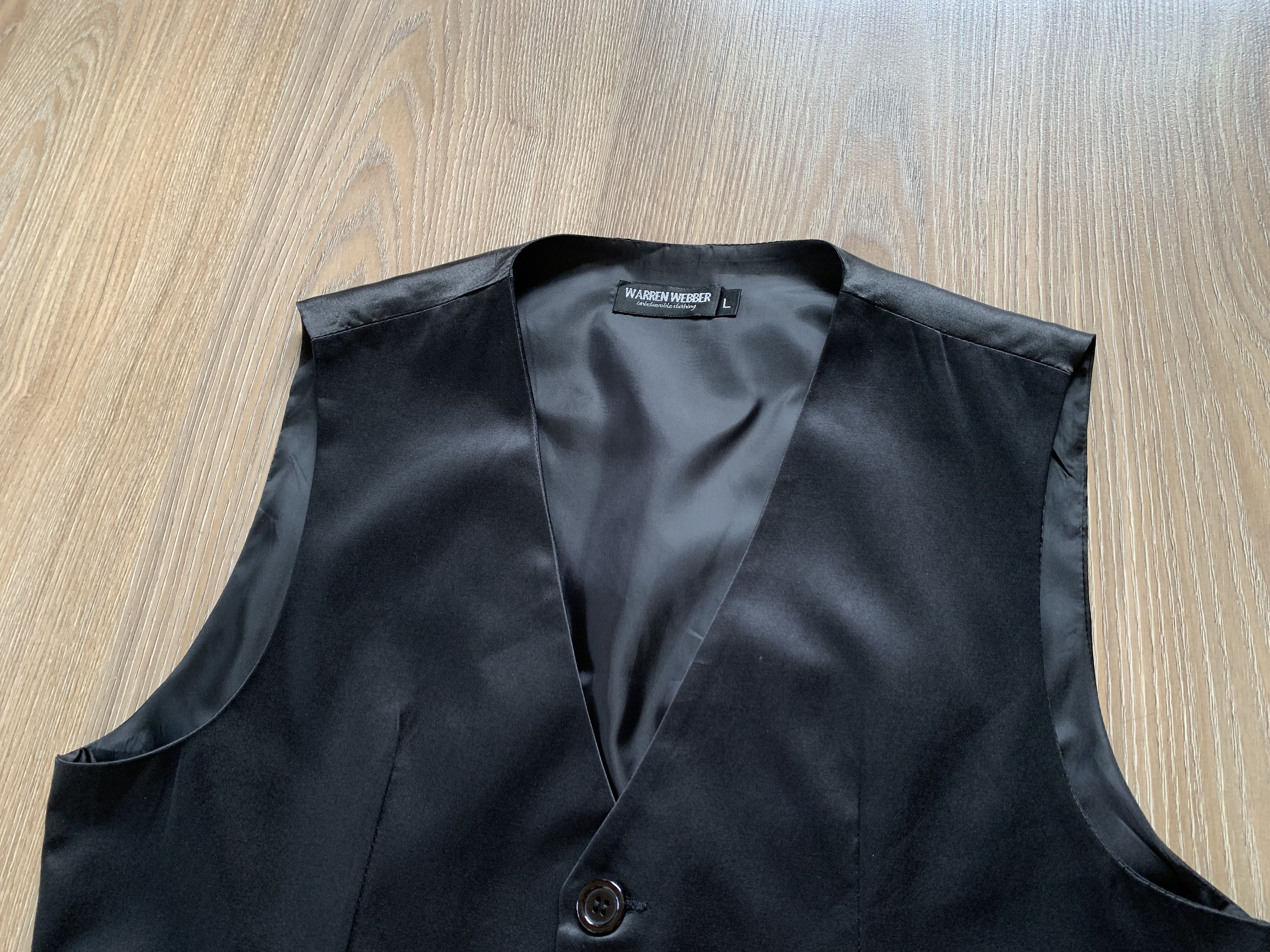 Other Warren Webber Black Waistcoat Vest Size US L / EU 52-54 / 3 - 4 Thumbnail