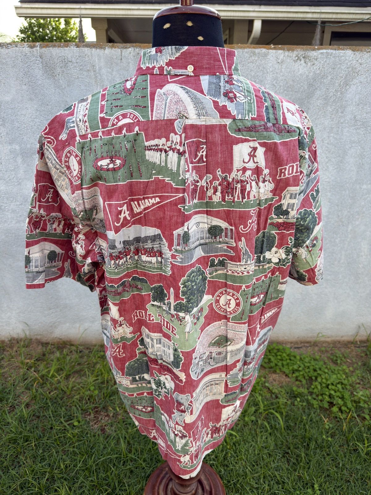 Reyn Spooner New University of Alabama Scenic Performance Aloha Men's 2XL Size US XXL / EU 58 / 5 - 2 Thumbnail