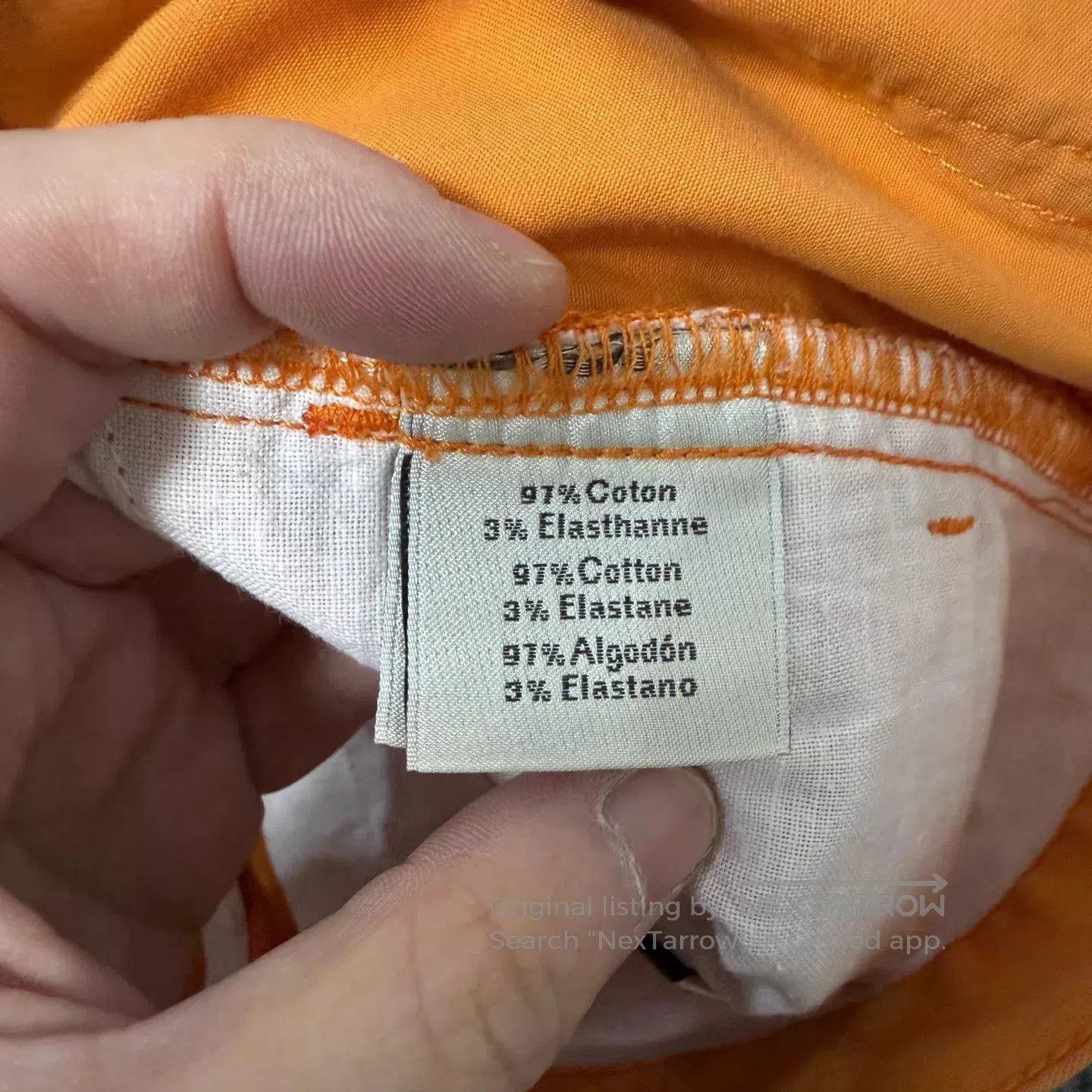 Hermes Orange Casual Pants Size 26. Size US 26 / EU 42 - 4 Thumbnail