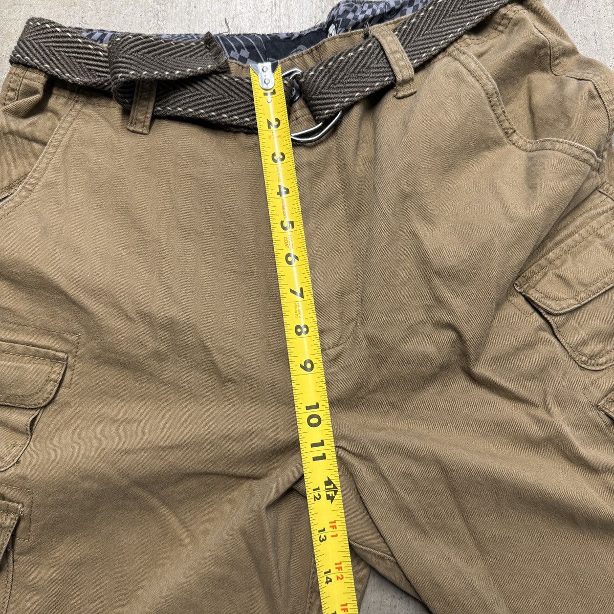 Ocean Pacific Vintage Ocean Pacific OP Brown Tan Cargo Y2K Shorts Mens W34 Size US 34 / EU 50 - 6 Thumbnail