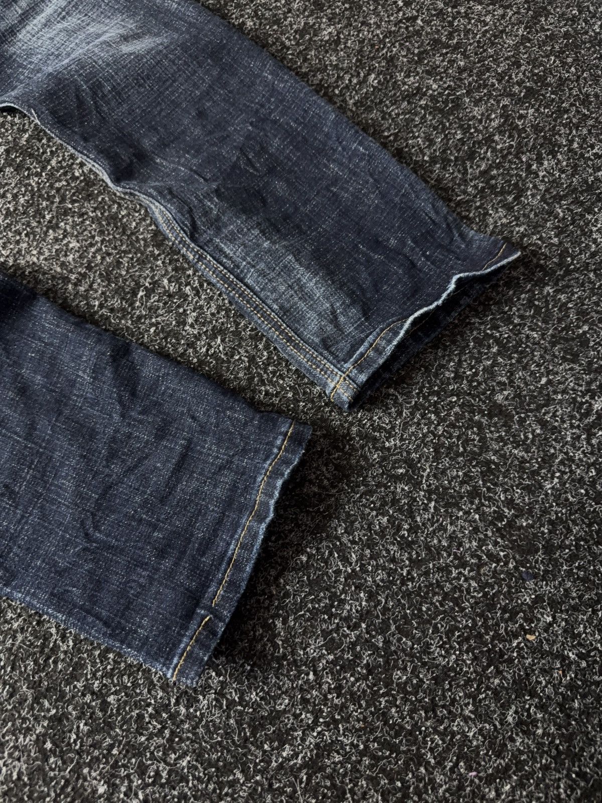 WWE Vintage 00s Wrestling WWE Distressed official denim pants Size US 31 - 12 Thumbnail