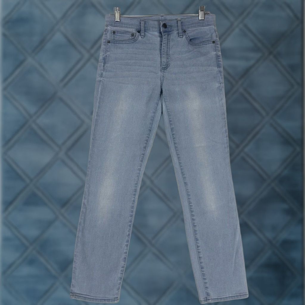 Gap Gap 1969 Skinny Jeans Womens Size 29 Regular Blue Light Wash Mid Rise Denim Jeans Size 29" - 1 Thumbnail