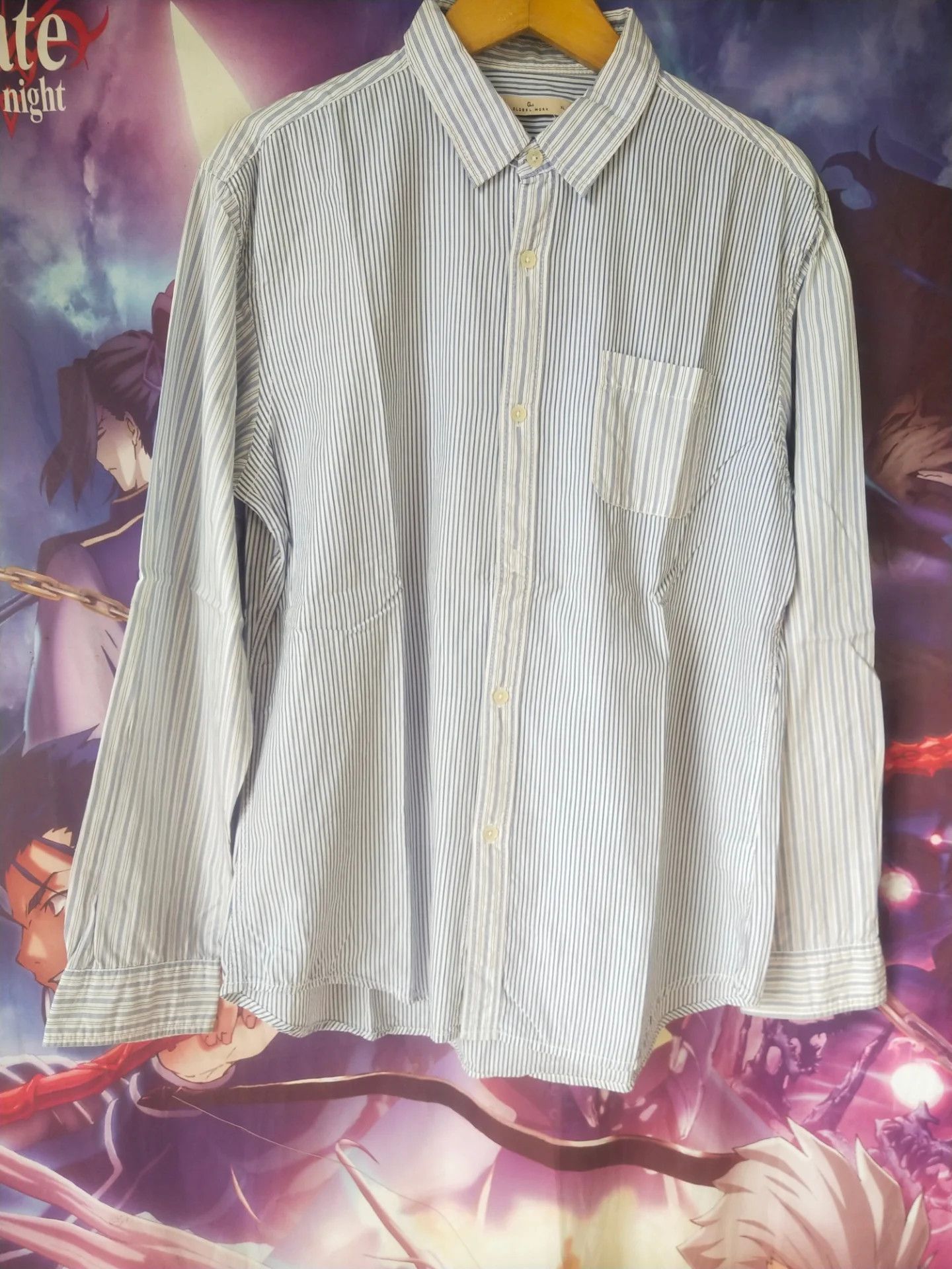 Global Work Global Work Striped Casual Shirt Size US L / EU 52-54 / 3 - 1 Thumbnail