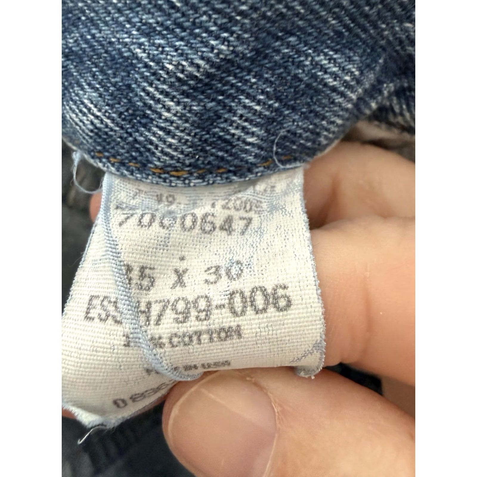 Vintage VINTAGE LL Bean Jeans Mens 36 x 30 Denim 5-Pocket Classic Straight Blue 80s 90s USA Jeans Mens Size US 36 / EU 52 - 4 Thumbnail
