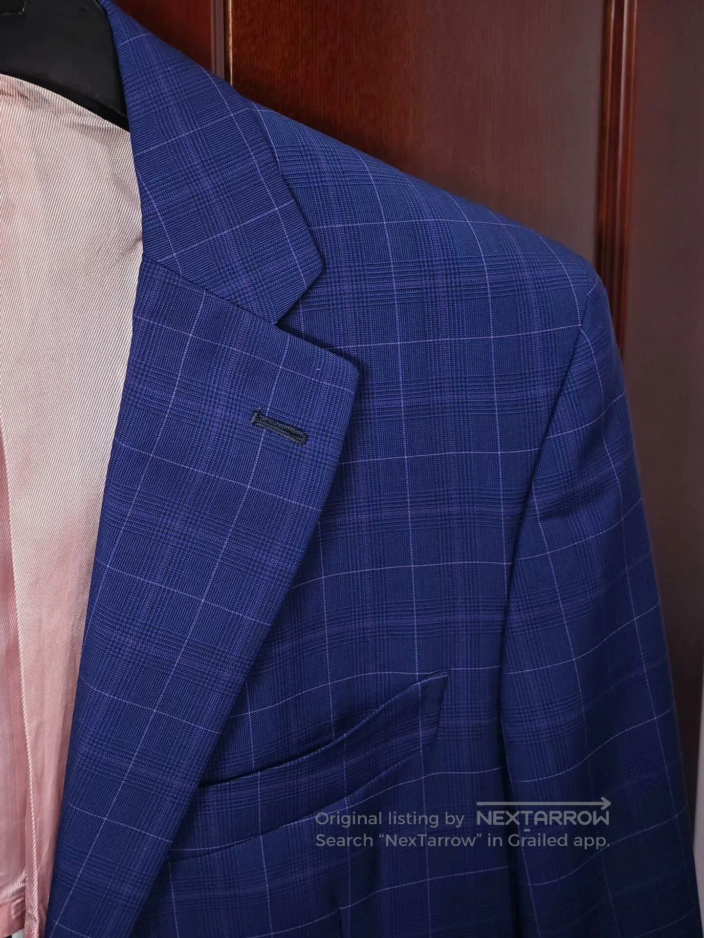 Japanese Brand Custom Italian Wool-Blend Suit Jacket. Size US M / EU 48-50 / 2 - 2 Thumbnail