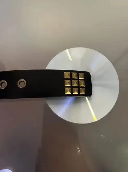 Japanese Brand × Vintage Pyramid Studded Belt (gold) Size ONE SIZE - 2 Thumbnail