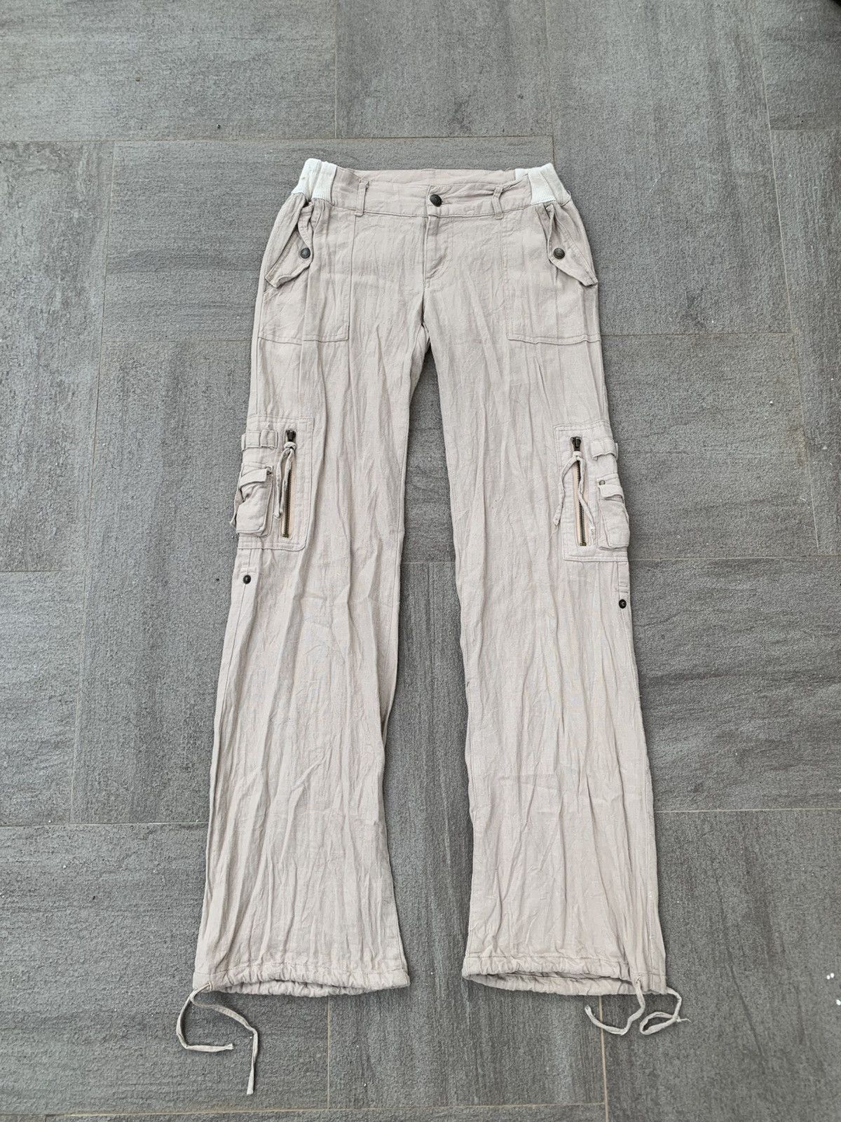 Other Private Beach Linen Drawstring Pants Size 28" / US 6 / IT 42 - 1 Thumbnail