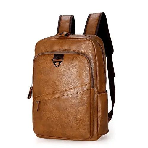 VIBE Laptop Bagpack PU Leather Schoolbag Size ONE SIZE - 2 Thumbnail