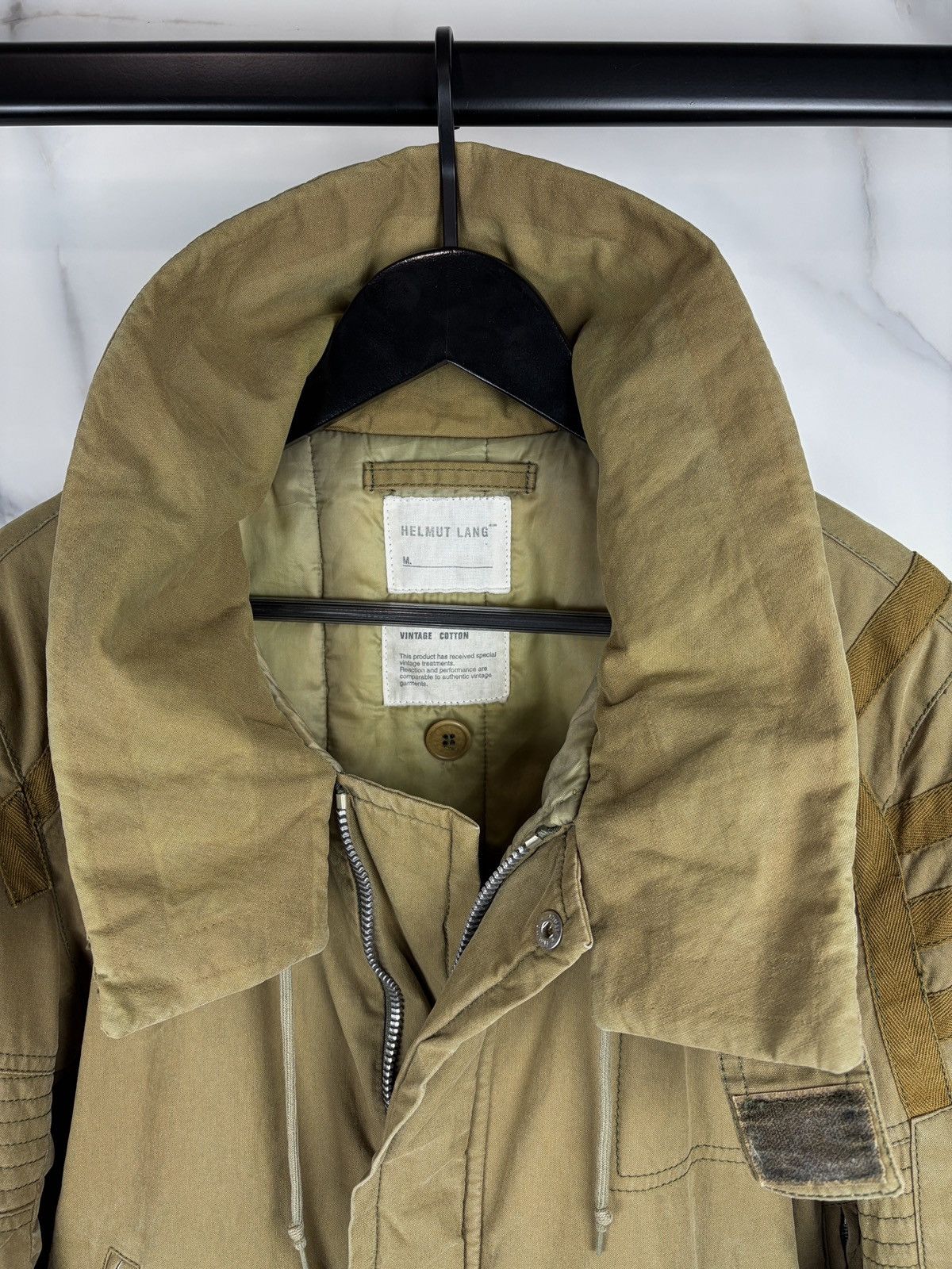 Helmut Lang AW99 Helmut Lang Astro Biker Bomber Jacket High Neck Size US S / EU 44-46 / 1 - 12 Thumbnail