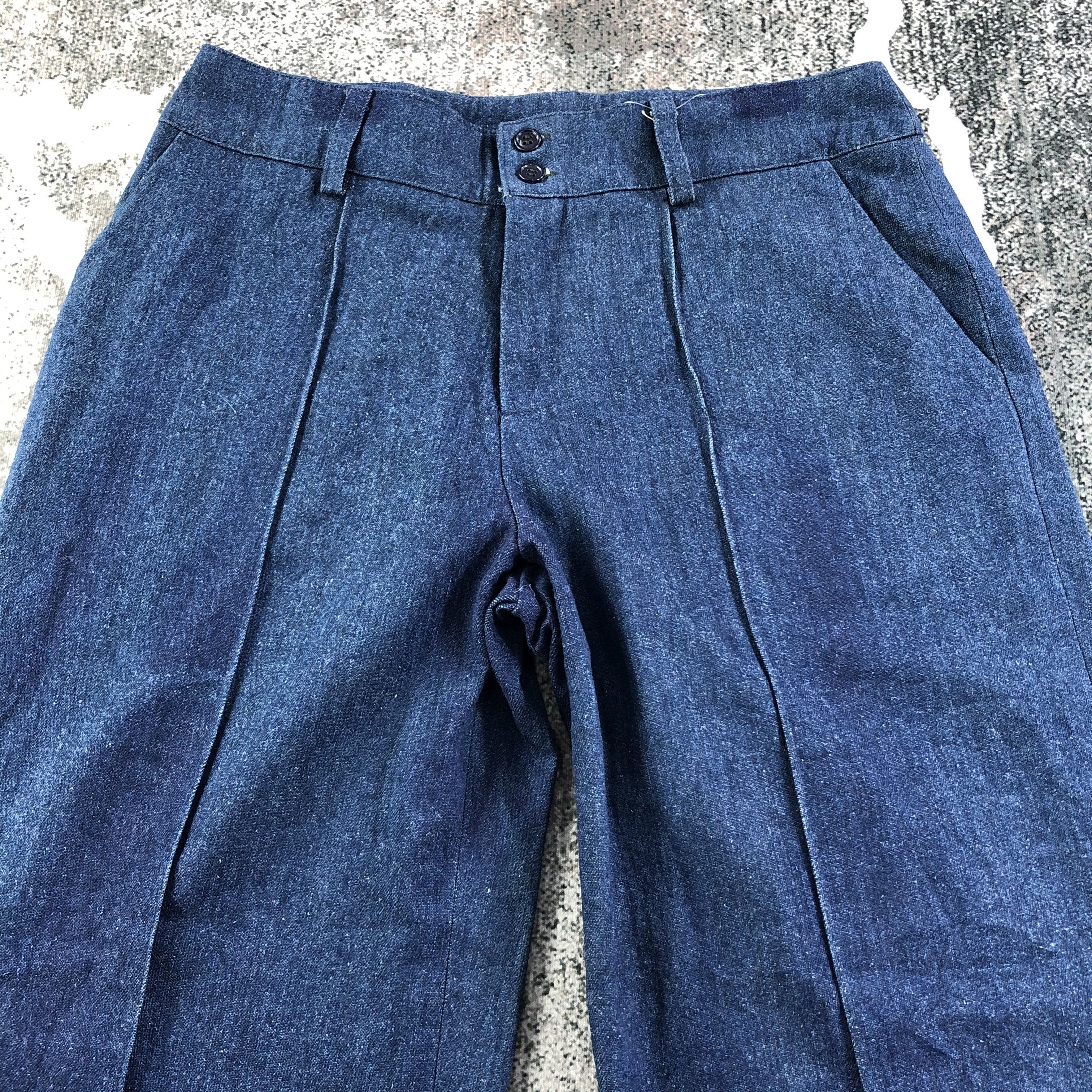 Japanese Brand Japanese Brand Jeans Blue Wash Baggy Flare Denim KJ1636 Size 26" / US 2 / IT 38 - 3 Thumbnail
