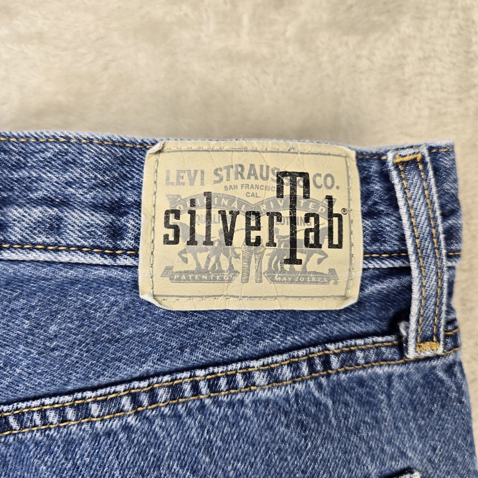 Levi's Levis Silvertab 94 Baggy Jeans Mens 28x29 Blue Denim Y2K Size US 28 / EU 44 - 11 Thumbnail