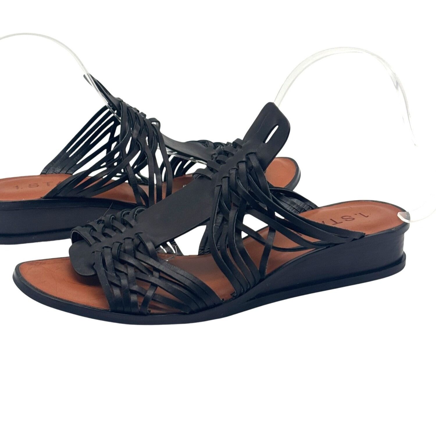 Other 1st STATE Maliyah Wedge Sandal , Black, 8.5 M – NO ANKLE STR Size US 8.5 / IT 38.5 - 3 Thumbnail