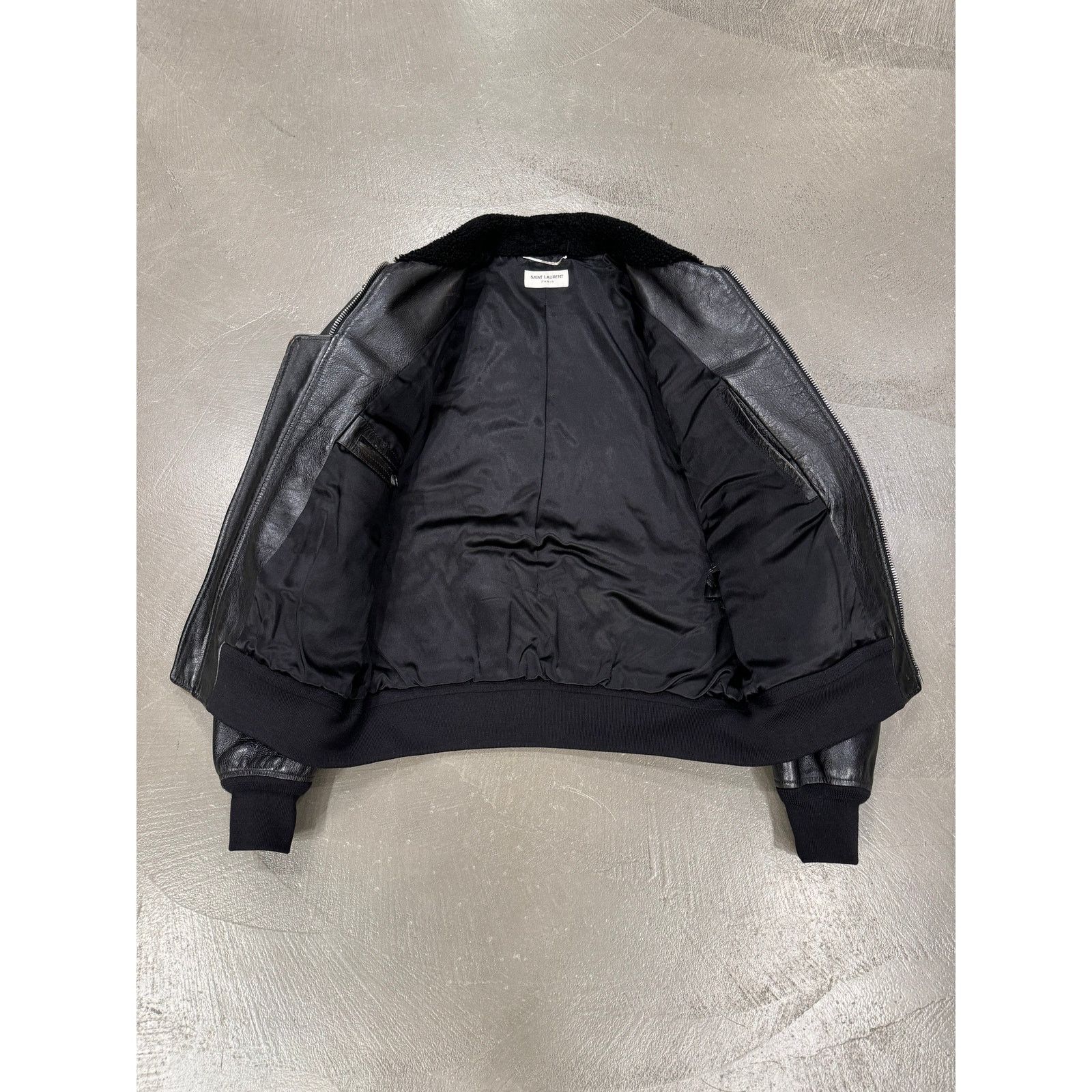 Saint Laurent Paris A/W13 Saint Laurent by Hedi Slimane aviator shearling jacket Size US M / EU 48-50 / 2 - 12 Thumbnail