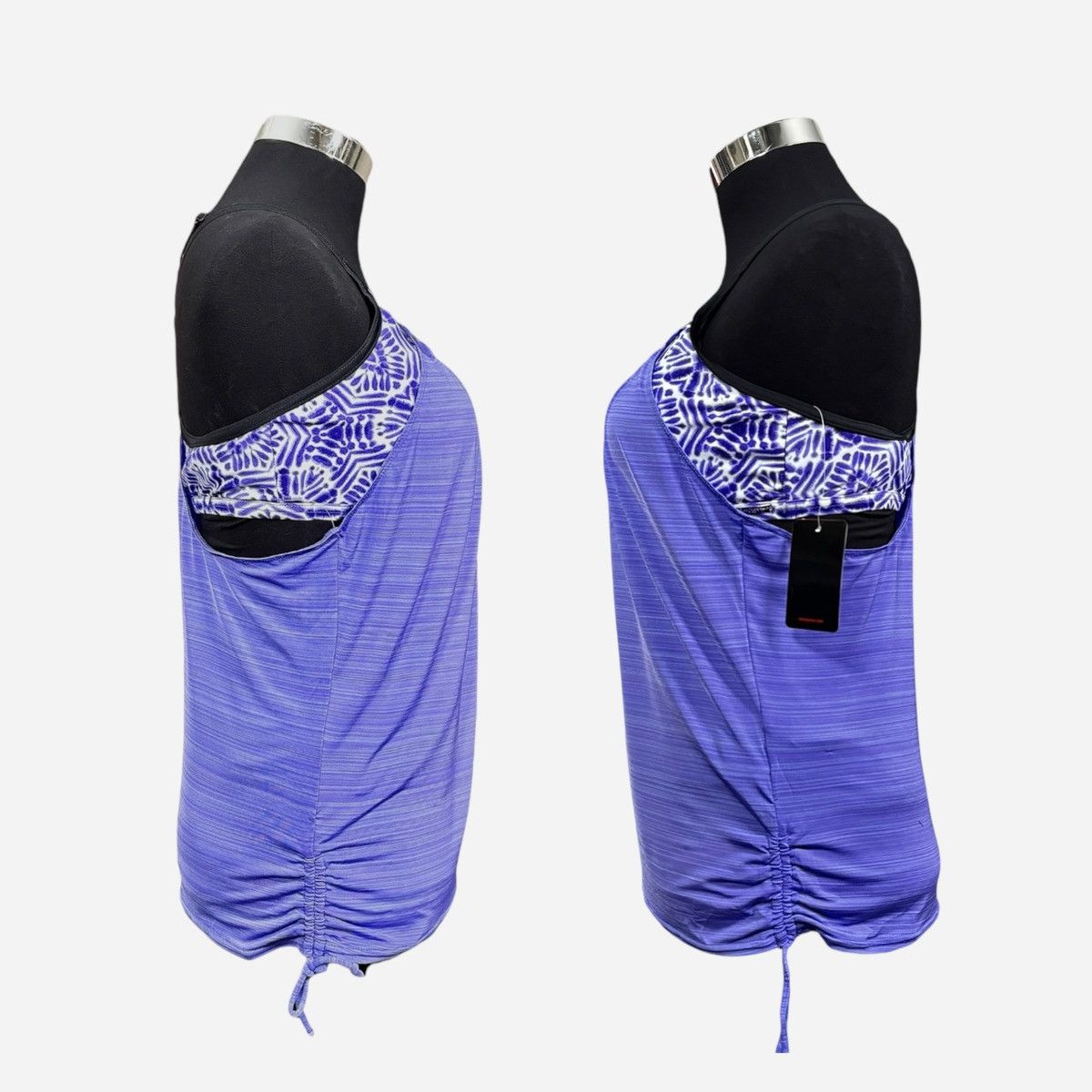 Other Zeroxposur Women’s Purple Racerback Tankini Tank Top Sz XL Size XL / US 12-14 / IT 48-50 - 15 Thumbnail