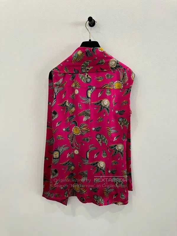 Chanel Chanel Pink Silk Women's Shirt . Size M / US 6-8 / IT 42-44 - 2 Thumbnail