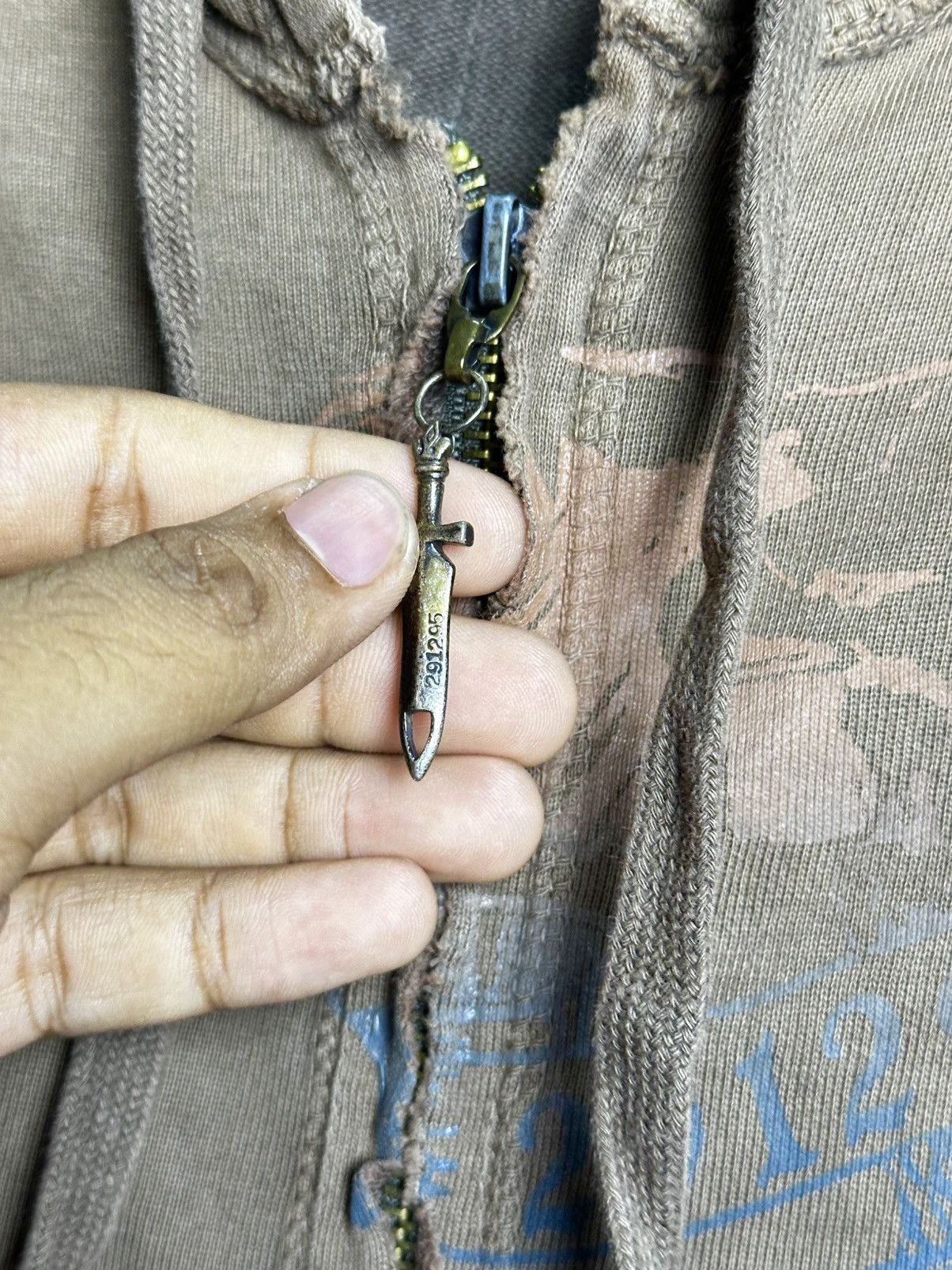 If Six Was Nine 291295 Homme Grunge Ripped Hoodie Y2k Punk Size US M / EU 48-50 / 2 - 10 Thumbnail