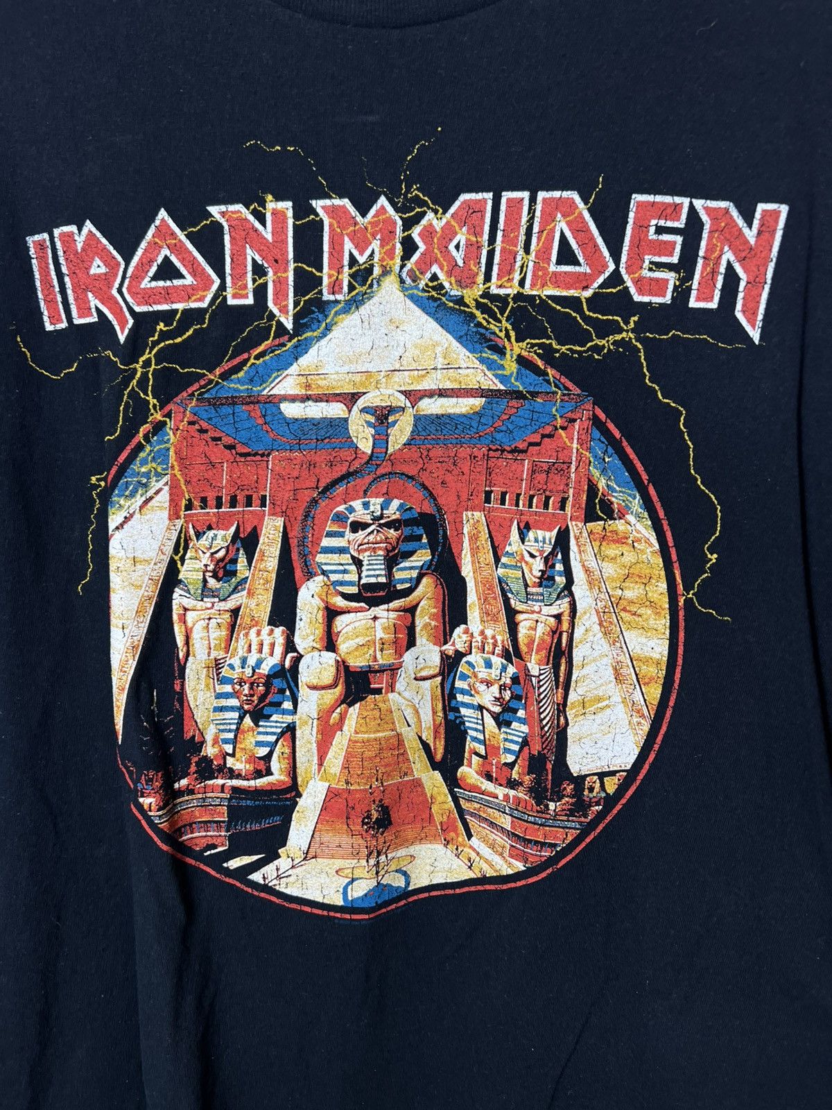 Iron Maiden IRON MAIDEN PYRAMID PHARAOHS WORLD 2017 MEN'S T-SHIRT Size US XXL / EU 58 / 5 - 2 Thumbnail