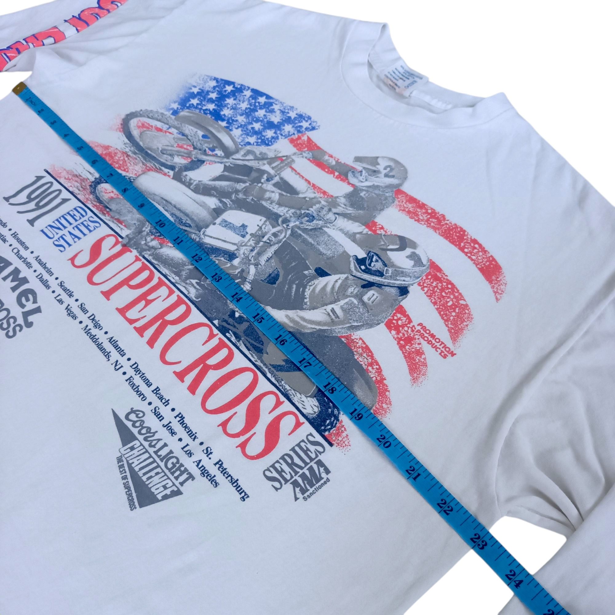 Camel Vintage t shirt vintage90s CAMEL Supercross 1991 Size "XL" Size US XL / EU 56 / 4 - 9 Thumbnail