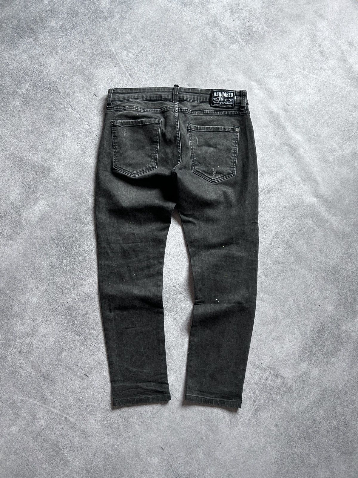 Dsquared2 Dsquared2 Twins Brother black distressed denim pants Size US 31 - 2 Thumbnail