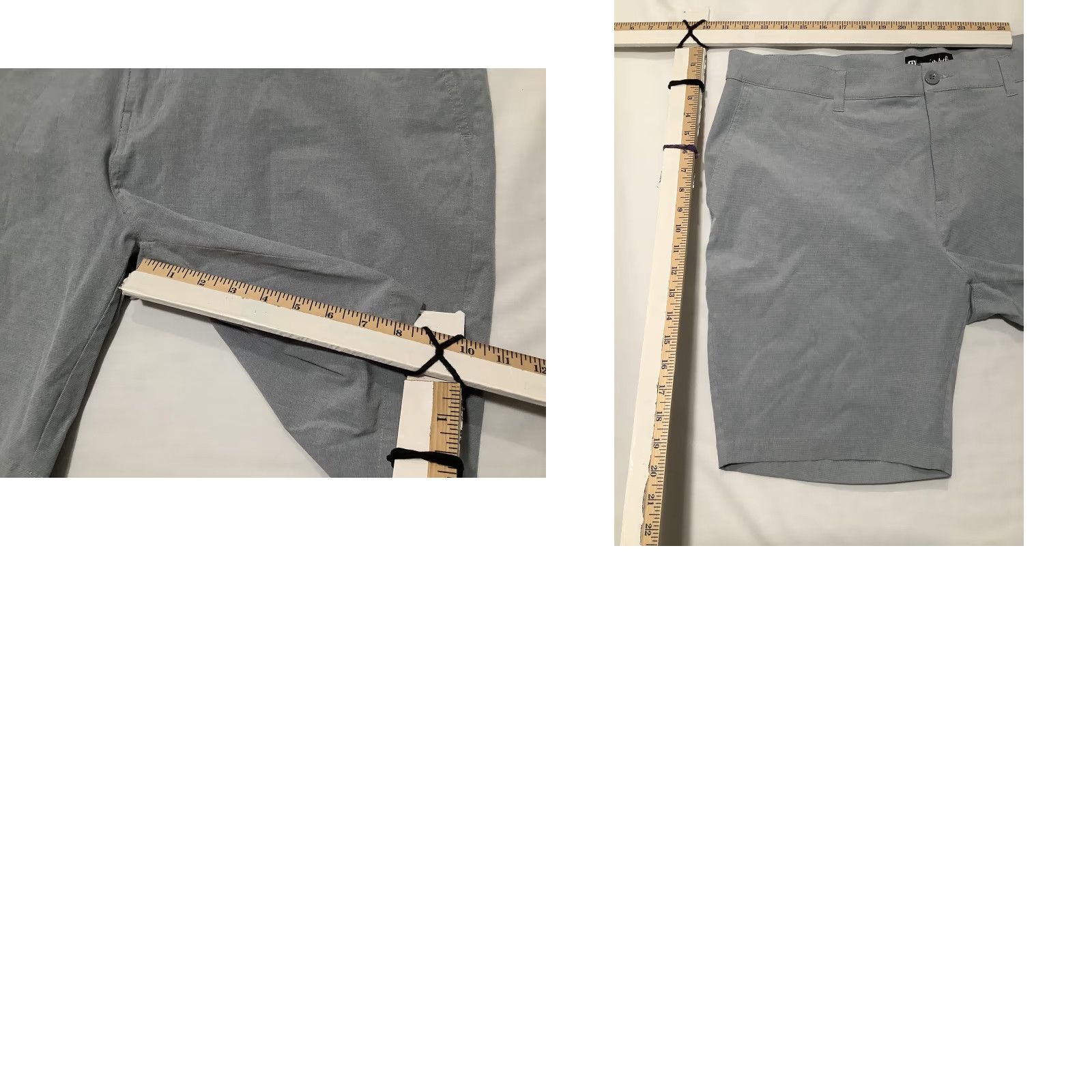TravisMathew Travis Mathew Shorts Mens 40 Gray Microstripe Chino Stretch Golf Casual 10in Size US 40 / EU 56 - 8 Thumbnail