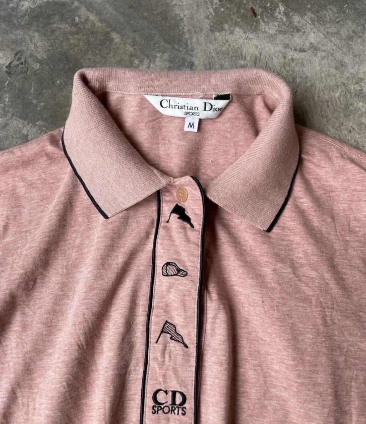 Dior Christian Dior Monsieur Sports Pink Rugby Polos Size US M / EU 48-50 / 2 - 2 Thumbnail