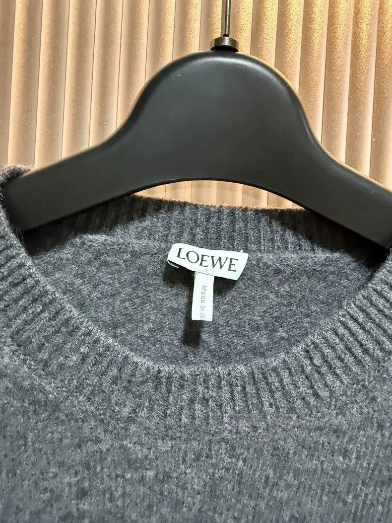 Loewe Loewe Gray wool sweater Size L / US 10 / IT 46 - 3 Thumbnail