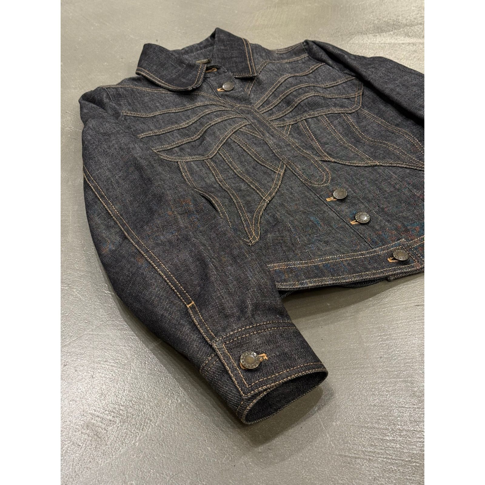 Dolce & Gabbana 2002 Dolce & Gabbana butterfly denim jacket Size US S / EU 44-46 / 1 - 5 Thumbnail