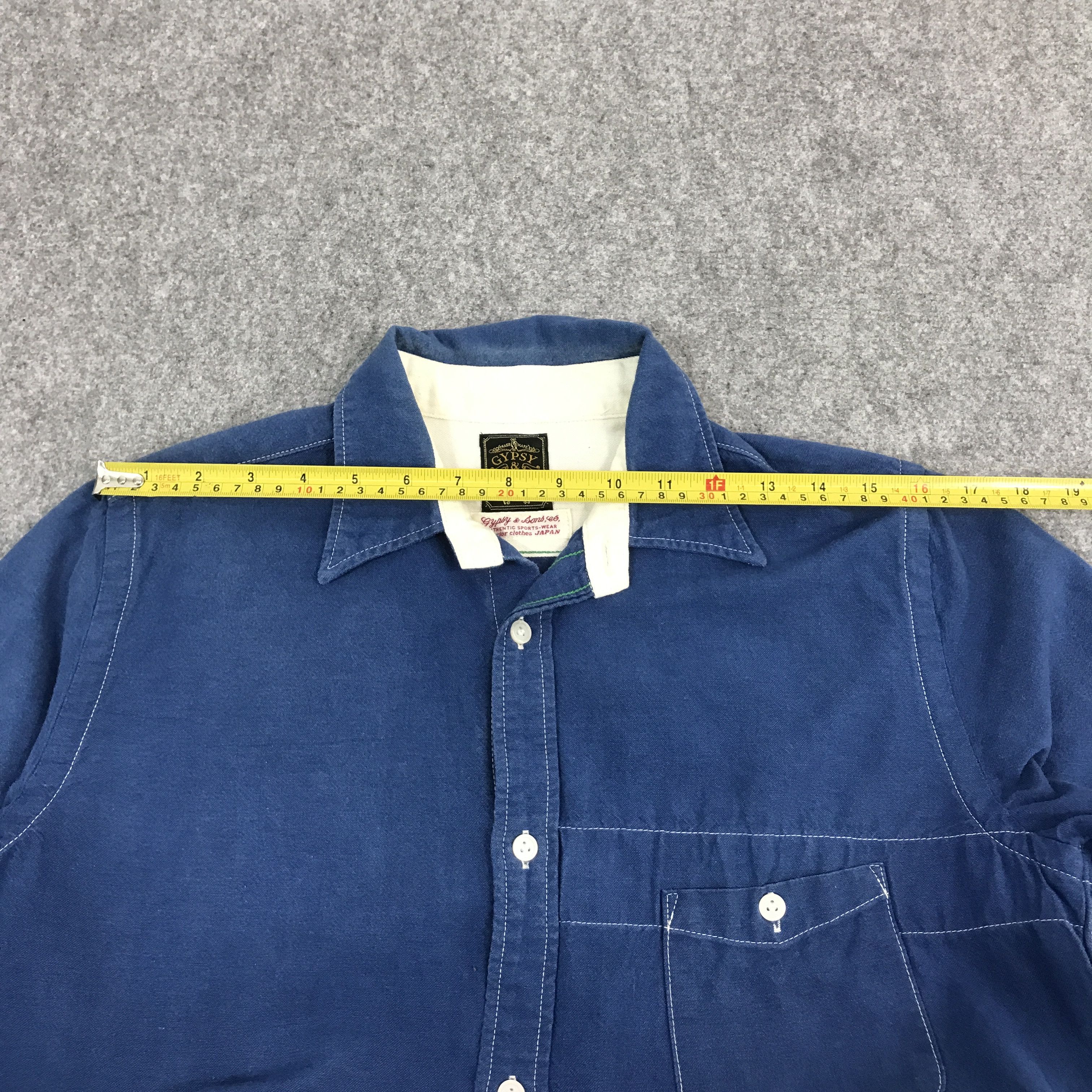 Gypsy × Indigo × Japanese Brand GYPSY SONS AUTHENTIC JAPAN BUTTON UP TSHIRTS Size US M / EU 48-50 / 2 - 10 Thumbnail