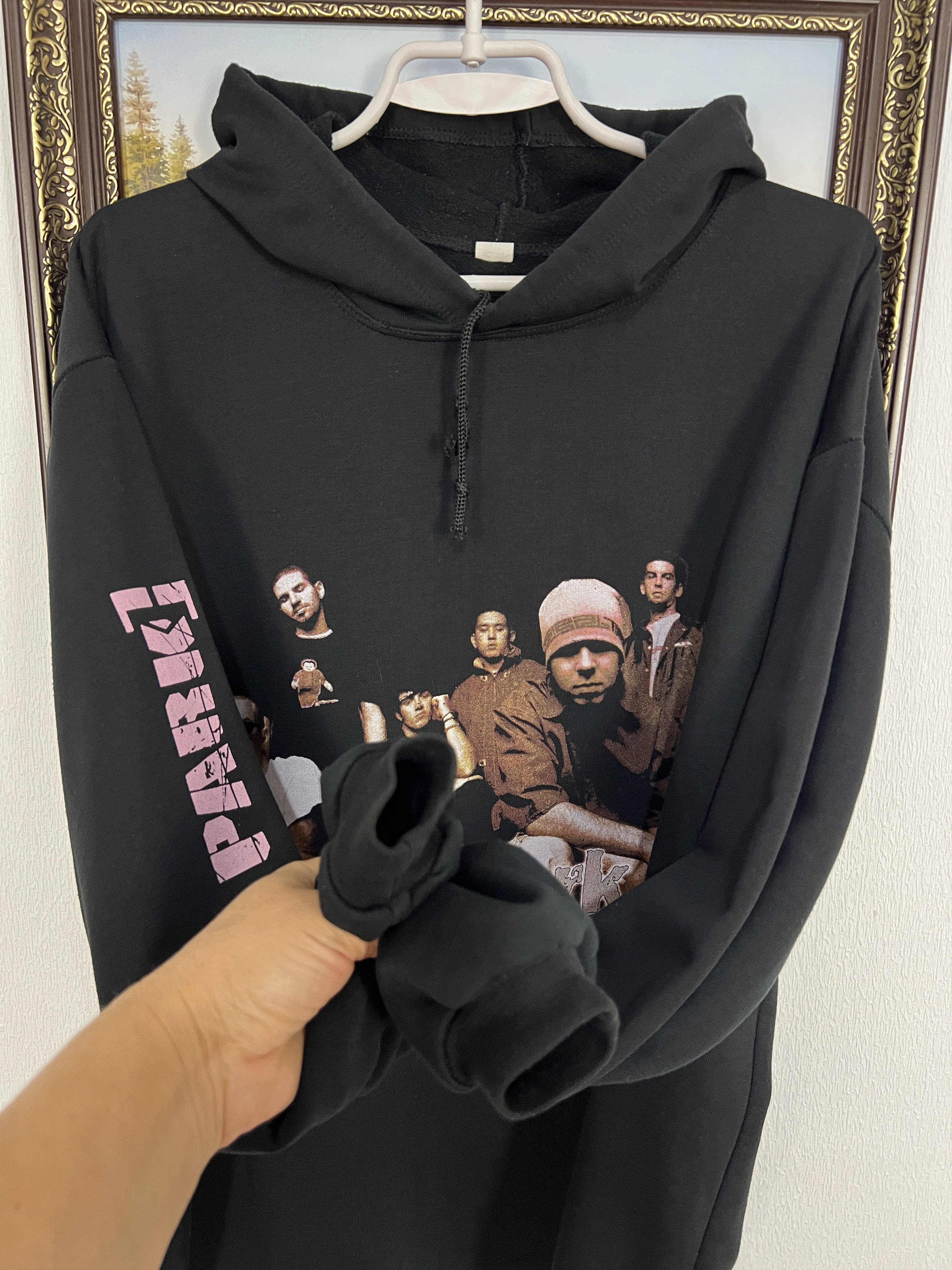 Vintage Vintage Linkin Park Band Over Print Hoodie Big Logo Jacket Size US L / EU 52-54 / 3 - 6 Thumbnail