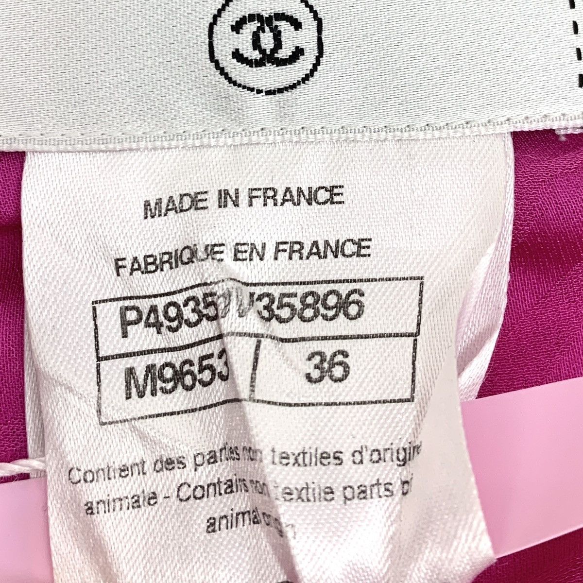 Chanel Chanel Pink Plaid Cotton Sleeveless Woven Tweed Dress Size XS / US 0-2 / IT 36-38 - 7 Thumbnail