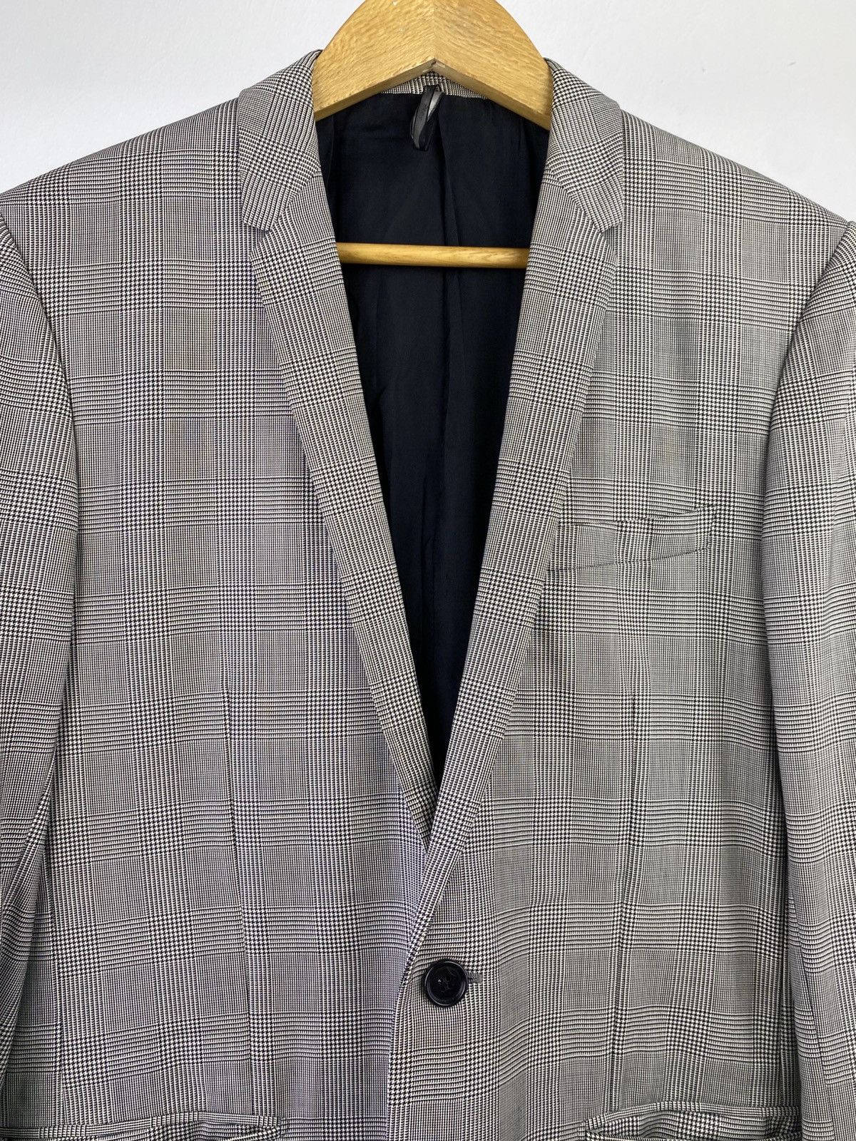 Dior Dior Homme Wool Blazer Check Pattern Tailored Italy 2010s Size 36R - 12 Thumbnail
