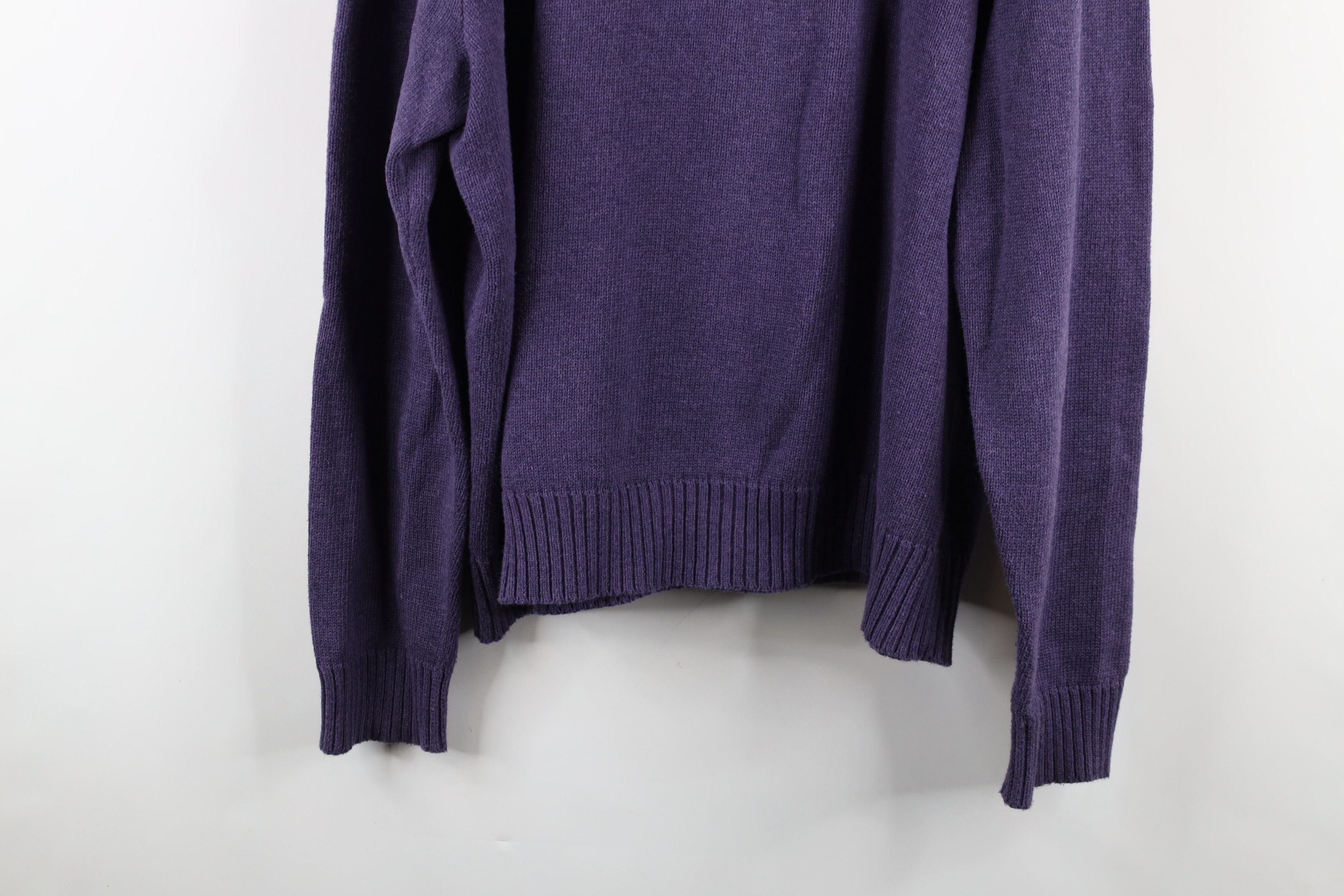 Ralph Lauren × Vintage Vintage 90s Ralph Lauren Half Zip Pullover Sweater Purple Size US XXL / EU 58 / 5 - 13 Thumbnail