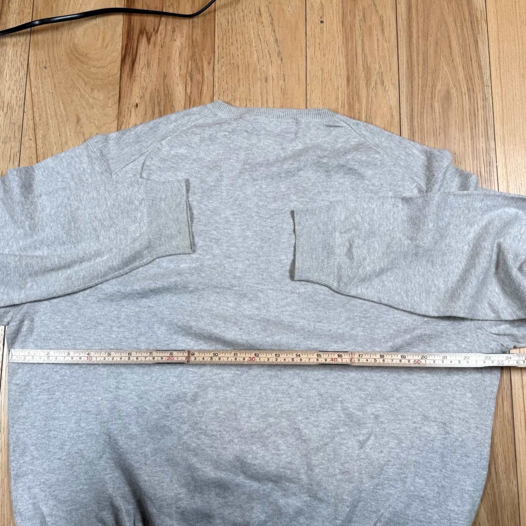 Ralph Lauren VINTAGE Ralph Lauren Polo Sweater Mens XL V-Neck Gray Lightweight Pullover Size US XL / EU 56 / 4 - 4 Thumbnail