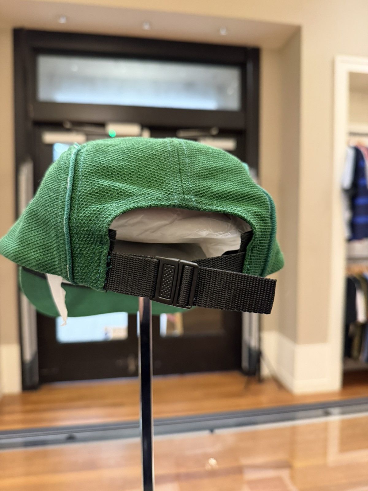 Supreme Supreme SS19 Pique Piping Camp Hat - Green Size ONE SIZE - 2 Thumbnail