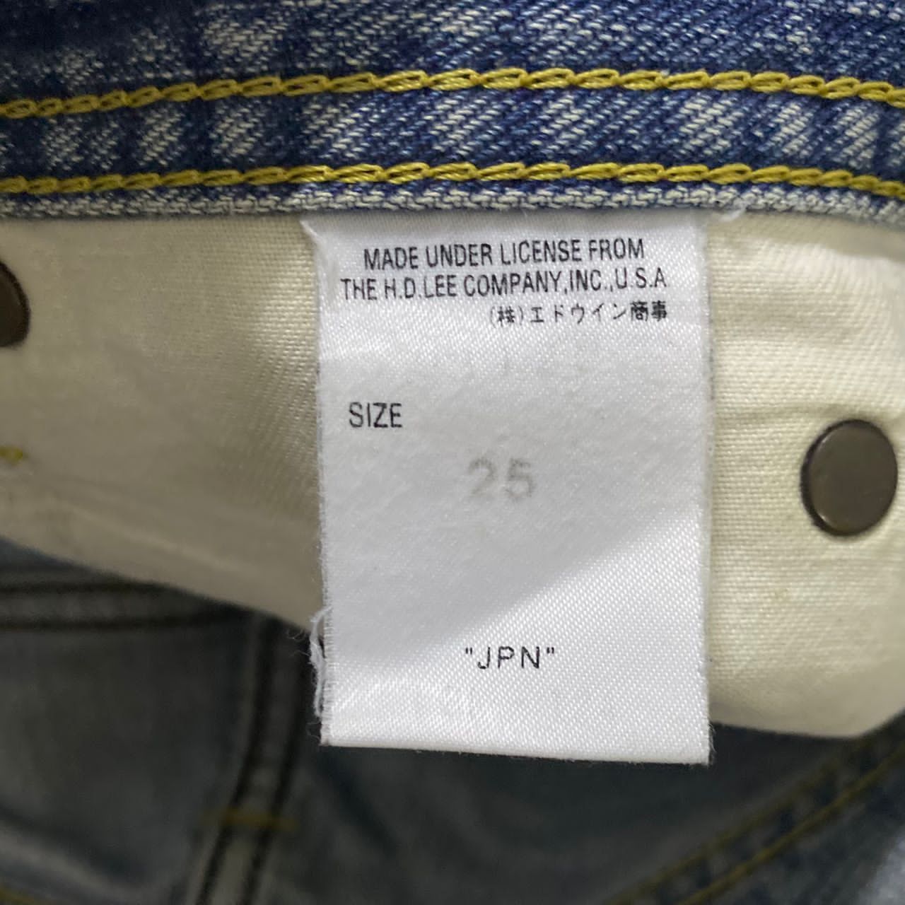 If Six Was Nine 💥Best offer💥Vintage Lee Cowboy Selvegde Distressed Denim Size US 30 / EU 46 - 19 Thumbnail