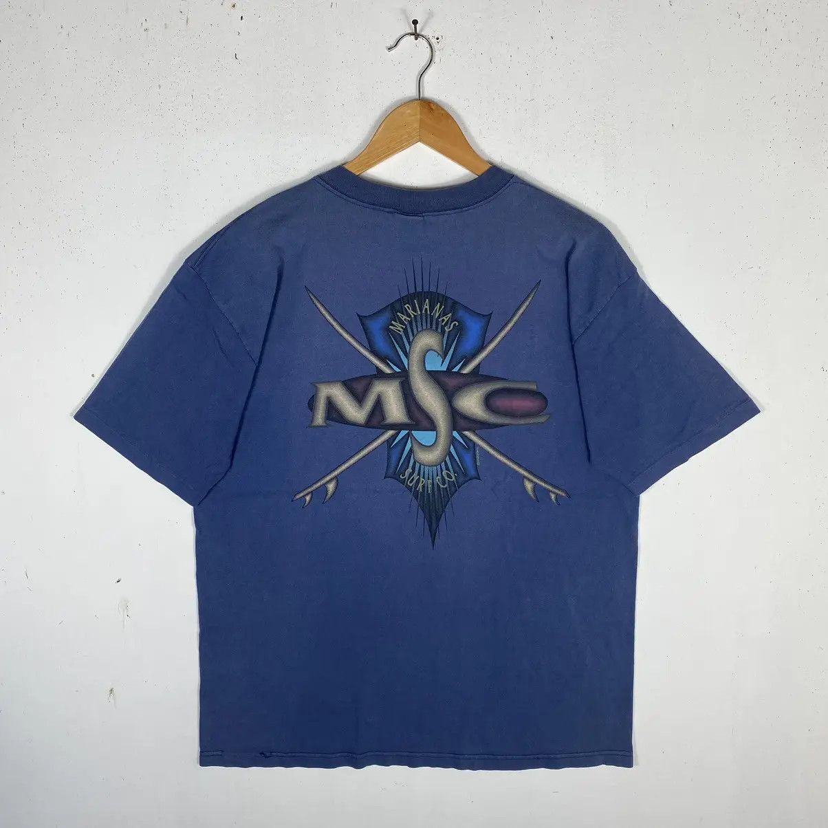 Other Vintage 90's MARIANAS SURF Company Crazy Shirts Hawaii Tee Size US L / EU 52-54 / 3 - 2 Thumbnail