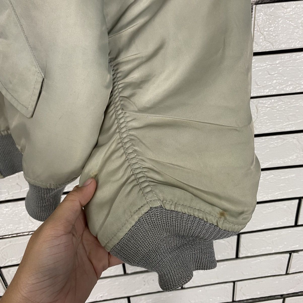 Japanese Brand 📌Vintage Ma-1 Bomber Jacket Military Unbranded Issey Miyake Size US L / EU 52-54 / 3 - 16 Thumbnail