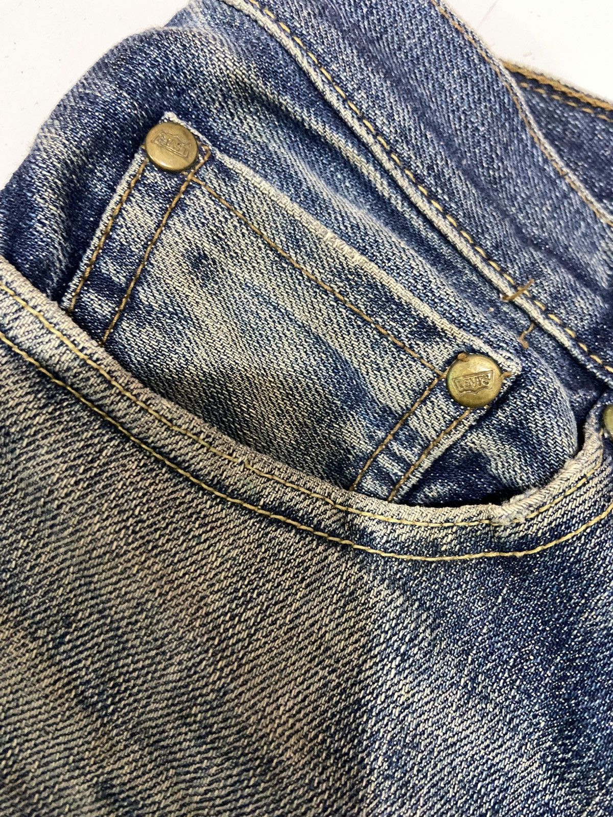 Levi's Thrashed Burried Vintage Levi’s 501XX 90s Big E Selvedge Size US 31 - 2 Thumbnail