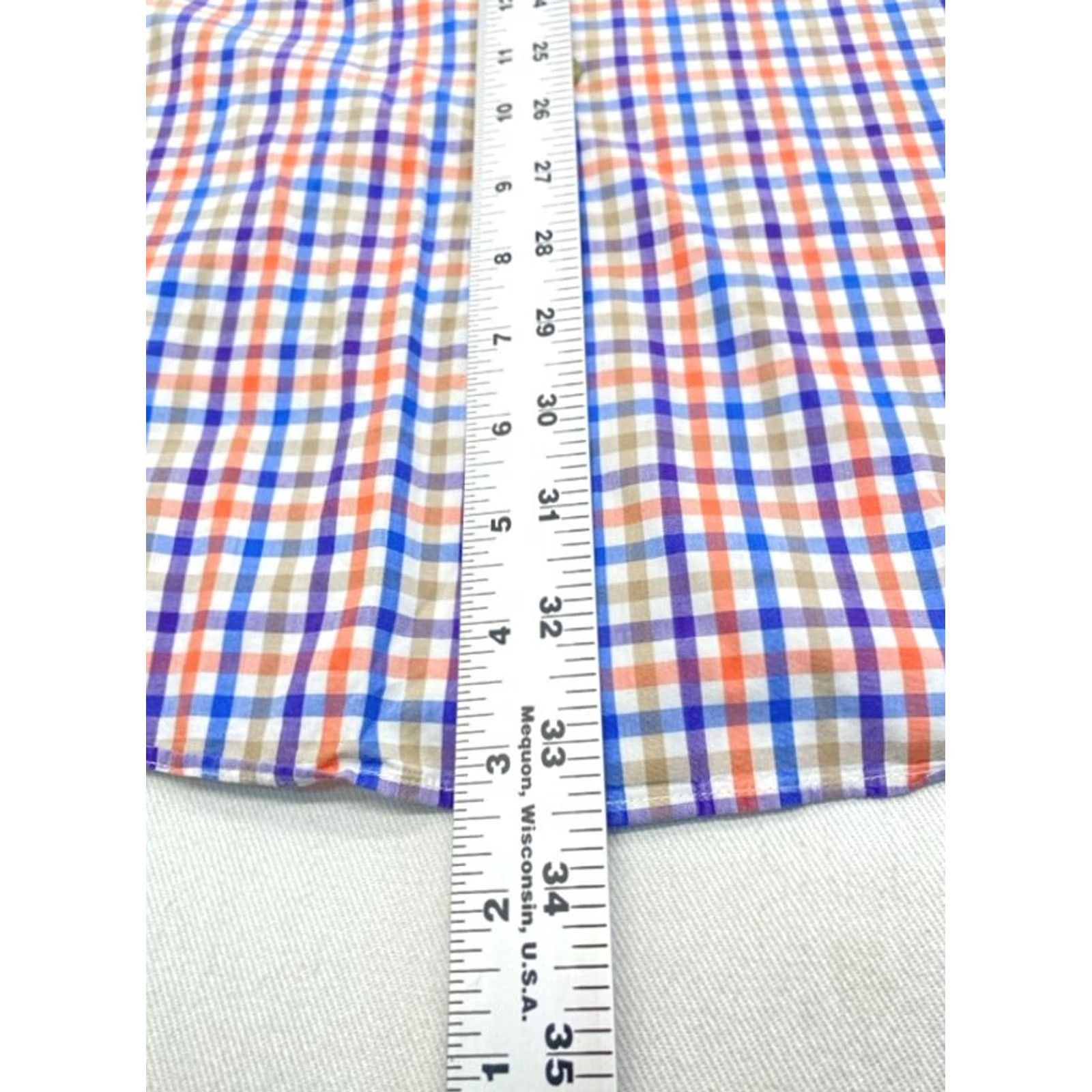Orvis Orvis Mens Signature Series Long Sleeve Button-Down Check Shirt Mens Large Multicolor Cotton Knit Casual Button-Up Shirt Mens Regular Size US L / EU 52-54 / 3 - 5 Thumbnail
