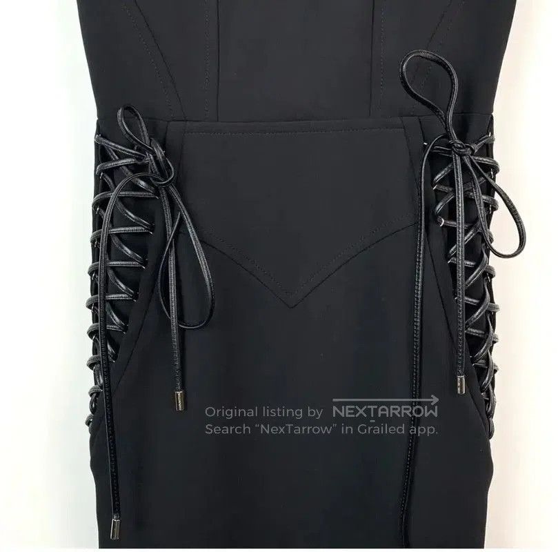 Louis Vuitton Louis Vuitton Black Short Sleeve Dress for Women . Size XXS / US 00 / IT 34 - 4 Thumbnail