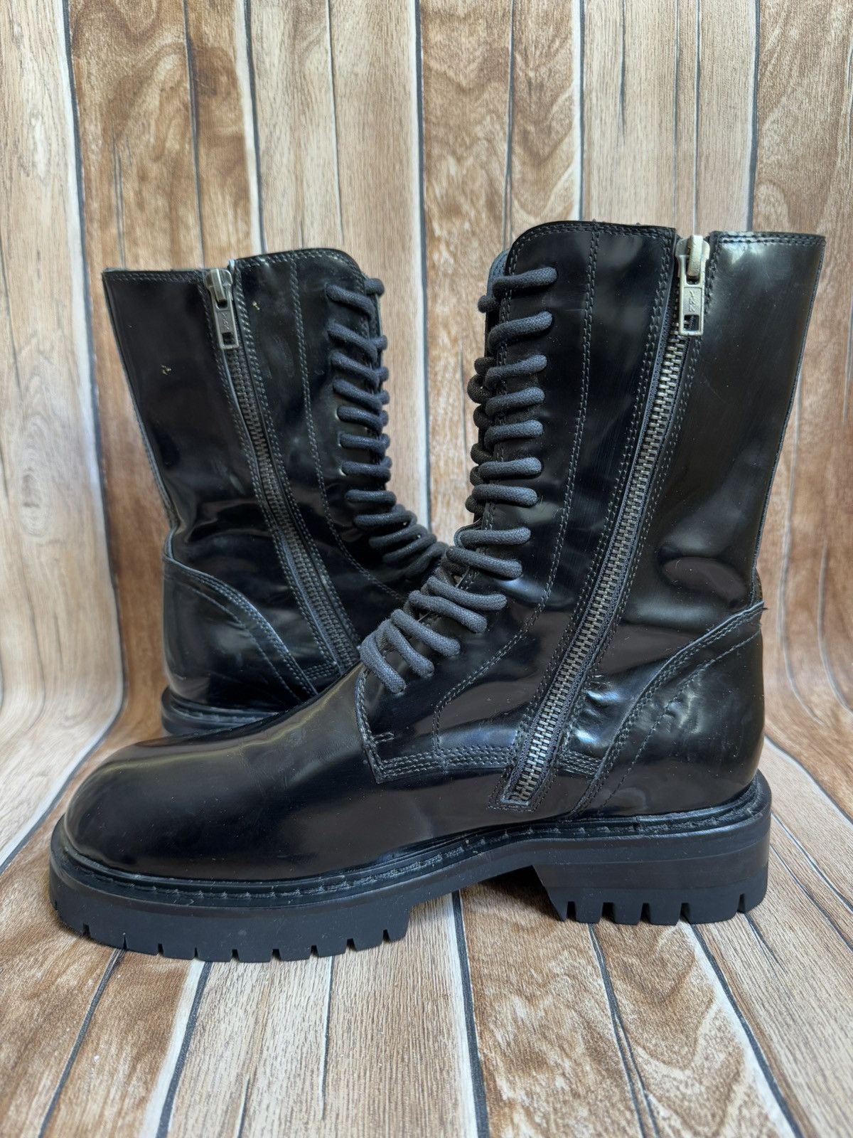 Ann Demeulemeester Patent leather ALEC boots Size US 9 / IT 39 - 5 Thumbnail