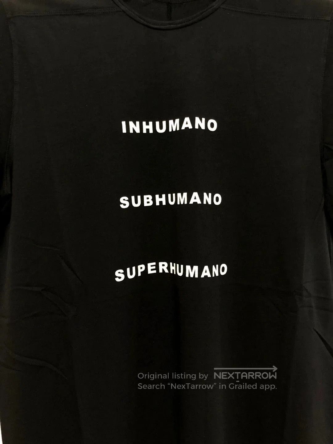 Rick Owens Rick Owens Black Short Sleeve T. Size US S / EU 44-46 / 1 - 2 Thumbnail