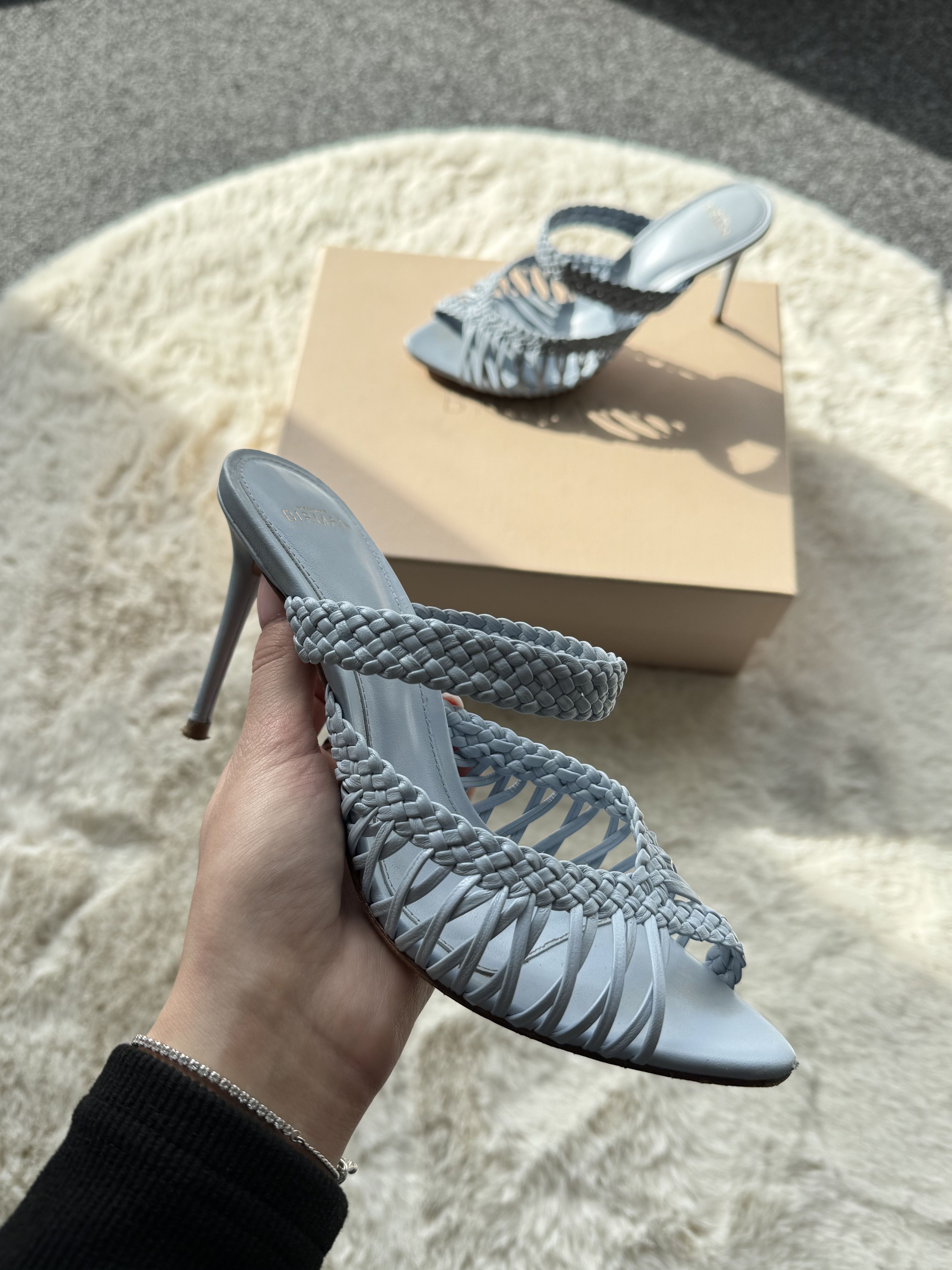 Alexandre Birman Alexandre Birman Agathab - blue high heels sandals 36 Size US 6 / IT 36 - 1 Thumbnail