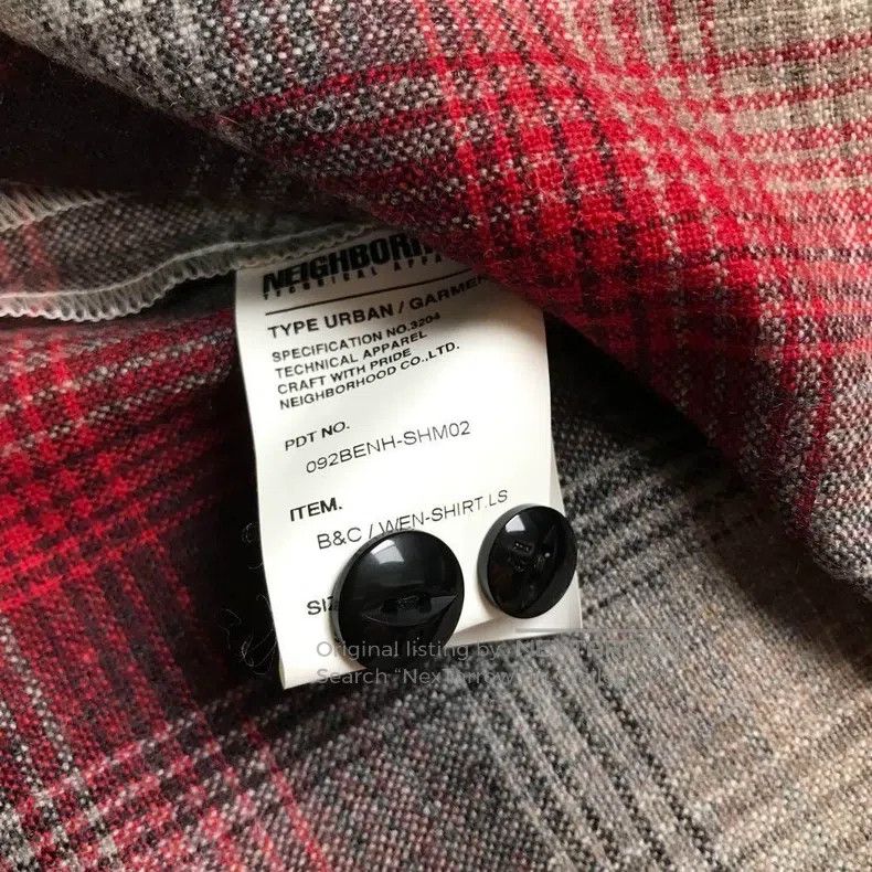 Neighborhood Neighborhood Divine Wool Shirt S size Size US S / EU 44-46 / 1 - 8 Thumbnail